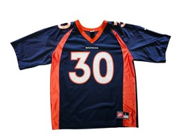 Vintage Nike retro Denver Broncos terrel davis #30 H.O.F mesh screened J... - $436.08 MXN