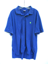 Brooks Brothers Mens XL Blue Original Fit Perform Polo Shirt Green Sheep Logo - £12.01 GBP