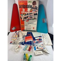 Vintage 1960s Brumberger Tri‑Level Service Station Steel Construction Se... - $325.00