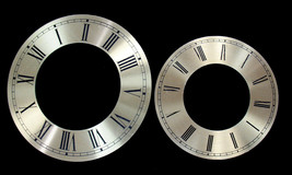 New Gold Time Ring Clock Dial with Roman Numbers - 2 Choices! (C-684) - $0.97+