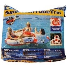 3 Person River Floating Tube Inner Drink Holder Lake Rafting Super Chill... - $89.10