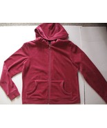 Chadwicks PINK Velour Jogging Set Hooded Top &amp; Jogger Pants Size M - $21.78