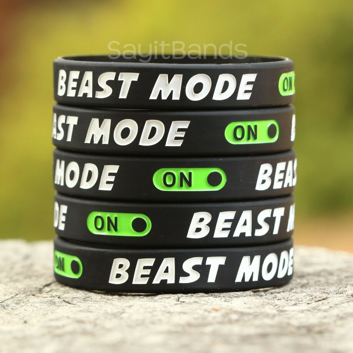 BEAST MODE Wristband Bracelets Wholesale High Quality Motivational Worko... - $8.79+