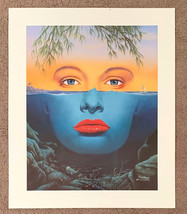 Hand Signed Lithograph &quot;Island Girl&quot; by Jim Warren 19x23 Edition of 950 - £31.15 GBP
