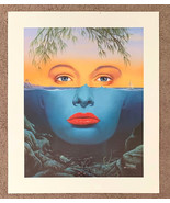 Hand Signed Lithograph &quot;Island Girl&quot; by Jim Warren 19x23 Edition of 950 - £31.14 GBP