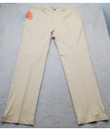 Greg Norman Golf Performance Pants Men&#39;s 36/34 Brown Stretch Waist Slash... - $29.41