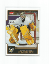 MARC-ANDRE Fleury (Pittsburgh Penguins) 2005-06 Fleer Ice Hockey Card #157 - £5.36 GBP