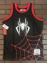 Spiderman Nella Spiderverse Headgear Classics Basket Jersey ~ Mai Indossato ~ M - £57.13 GBP