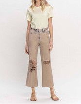 Vervet By Flying Monkey 90s vintage crop flare jeans Burnt - $27.00