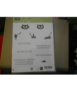 Stampin Up Wooden Stamp Set (new) YOU LITTLE FURBALL (11 stamps) - $28.17