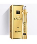 24K Gold Eye Serum Peptide Collagen Cream Roll-on Essence Anti Wrinkle P... - $10.76 CAD