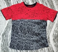 The Rolling Paper Brand Skater Punk Red Spotted Splatter Mens T Shirt Si... - £11.77 GBP