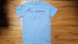 ZETA AMICAE Short Sleeve T-Shirt Zeta Phi Beta Amicae T-Shirt Friends of Zeta - £16.12 GBP
