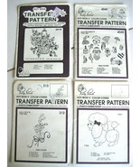 Four (4) Pretty Punch Hot Iron Transfer Patterns in Sealed Envelopes  - $379.96 MXN