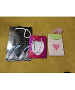Valentine Anniversary Wedding Love Heart Pink Clear Gift bag - £3.93 GBP
