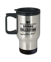 Travel Mug for Spoons Collector - 14 oz Insulated Coffee Tumbler For Office  - $19.95