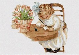 Pepita Needlepoint Canvas: Pen Pal, 7&quot; x 7&quot; - £39.96 GBP+