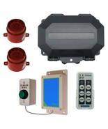 Wireless Commercial Siren Kit inc H/D Push Button &amp; 2 x Adjustable Sirens - £254.29 GBP