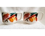 TWO Starbucks 2015 Coffee Cups Mugs Artisan Series ABSTRACT PAINT STROKE... - $26.00