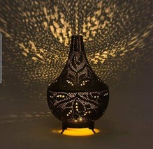 Handcrafted Brass Desk Lamp Oriental Vintage Style Decorative Lighting Lamp - £112.97 GBP