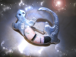 HAUNTED LIZARD PIN ANCESTRAL PAST LIVES POWER ADVANCED HIGHEST LIGHT Magick  image 2