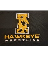 Iowa Hawkeyes Wrestling Gildan Tag Black t-shirt Grappling Herky Mens: S... - £11.80 GBP