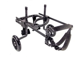 Pets and Wheels Dog Wheelchair - For XS/S Size Dog - Color Black 12-25 Lbs - £141.21 GBP