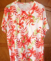 Coral Bay Short-Sleeve Knit Top, 53&quot; Bust ~ 2X, EUC - £7.88 GBP