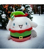 Squishmallows 10&quot; Sanrio Cinnamroll Hello Kitty Christmas Holiday Elf Pl... - £22.05 GBP
