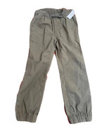 New Gap Kids Boys Military Green Cotton Elastic Waist Canvas Jogger Pant... - £18.59 GBP