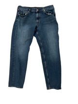 EVERLANE Uniform Mens Jeans Medium Wash Straight Leg Sz 34x30 - £18.87 GBP