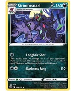 Grimmsnarl 94/172 Rare Brilliant Stars Pokemon Card - $13.70 CAD