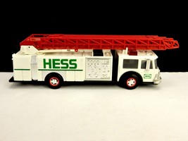 HESS Ladder Fire Truck Coin Bank, 24&quot; 3-Section Ladder, Outriggers, 1989... - $39.15