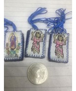 Scapulars / Escapularios   DIVINO NIÑO JESUS y VIRGEN DE GUADALUPE (3) - £3.90 GBP