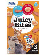 Inaba Juicy Bites Cat Treat Fish And Clam Flavor: Moist Tuna &amp; Chicken S... - £4.62 GBP+