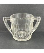 Child&#39;s Glass Sugar Bowl, Vintage EAPG Tea Party Doll Dishes, Depression... - $11.29