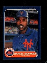 1986 Fleer #93 Rafael Santana Nmmt Mets *X88452 - $1.26