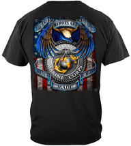Military T-shirt - True Hero Marine Corps - £13.18 GBP