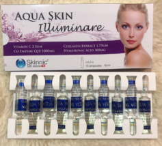 Original 1 Box Aqua Skin Illuminare Vitamin C and Collagen FAST SHIPPING DHL  - £80.57 GBP