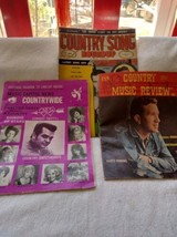 Country Music Mags 60&#39;s-70&#39;s Country Song Roundup, Music Review, Countrywide, 3 - £31.69 GBP