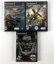 Lot (3) Playstation 2 PS2 Games - Medal Honor Rising Sun Madden 2005 SOCOM II - £18.23 GBP