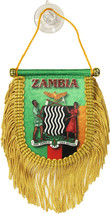 Zambia Window Hanging Flag (Shield) - £7.23 GBP