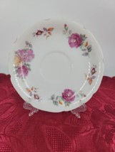 Vintage Alladin Fiesta Bone China Replacement Saucer Occupied Japan Pink Roses - £7.20 GBP