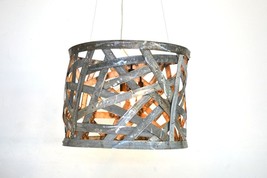 Wine Barrel Chandelier - Blazon - made from retired Napa wine barrel rings - £567.75 GBP