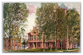 Douglas County Courthouse and Jail Roseburg Oregon OR 1915 DB Postcard W10 - £7.72 GBP