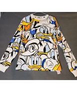 2024 Disney Parks Donald Duck Print 90th Anniversary Long Sleeve Shirt S... - $94.90 CAD