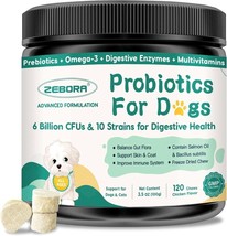 Probiotics for Dogs, Freeze-Dried Dog Probiotics and Digestive Enzymes, ... - £19.70 GBP