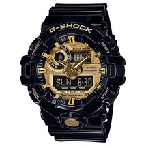 CASIO G-SHOCK GA-710GB-1AJF Gold Analog &amp; Digital Men&#39;s Watch New in Box - $128.53