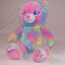 Build A Bear Rainbow Dreams Pastel Colors Plush Pink Wings Fairy Stuffed... - £8.97 GBP