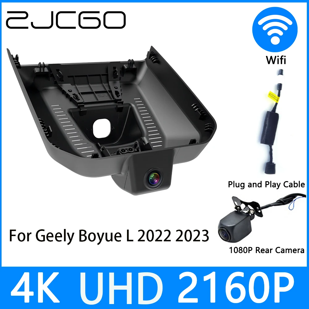 ZJCGO Dash Cam 4K UHD 2160P Car Video Recorder DVR Night Vision for Geely Boyue - £139.82 GBP+